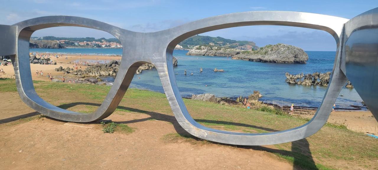 Luminoso Apartamento Playa Ris Con Garaje Noja Kültér fotó